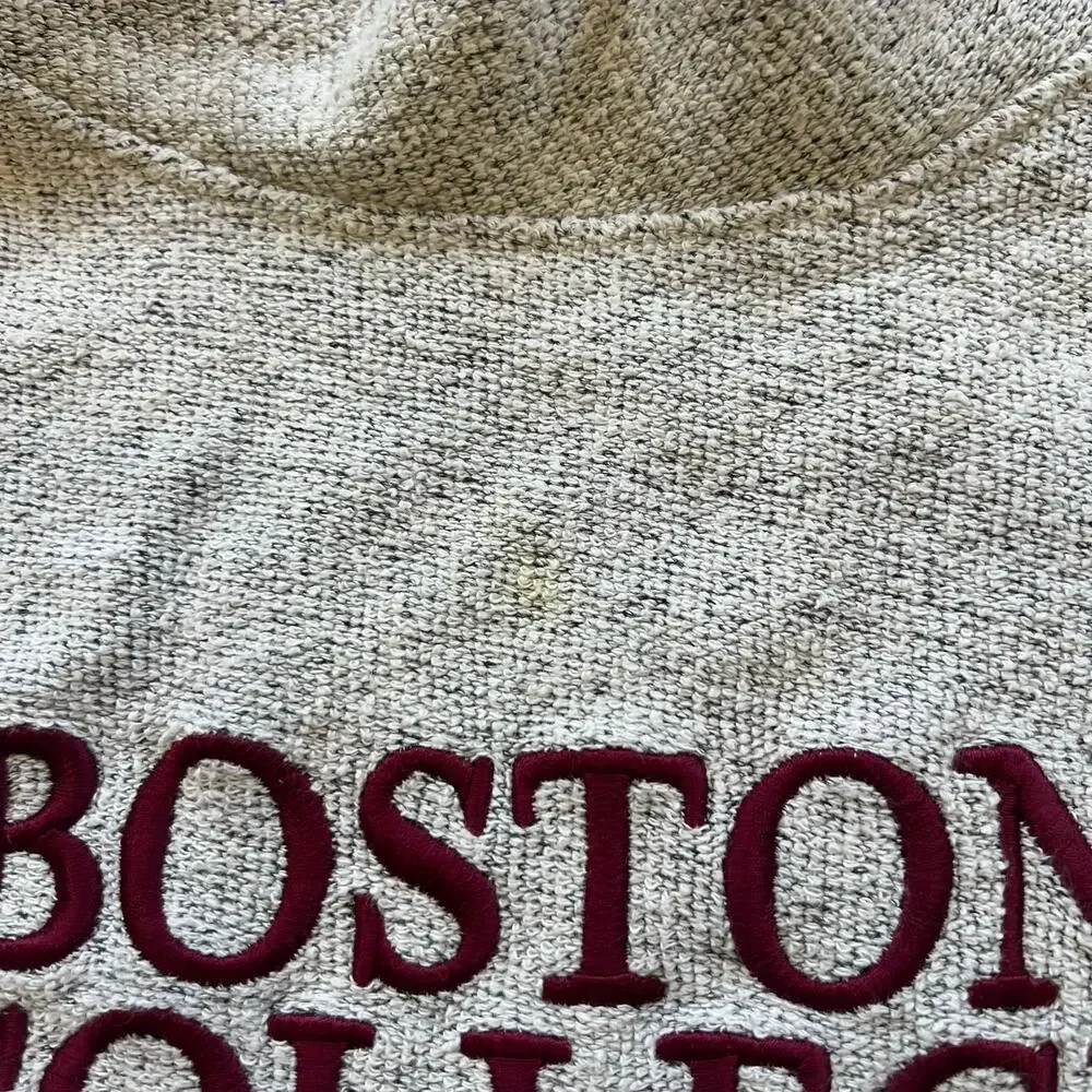 Boston College Sweatshirt Women's Size Medium Pullover Crewneck Gray/Red